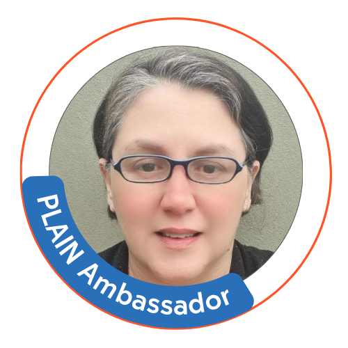 Valeria Magali Colella with badge